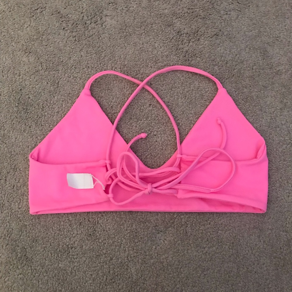 San Lorenzo Bubblegum Pink Bikini Top